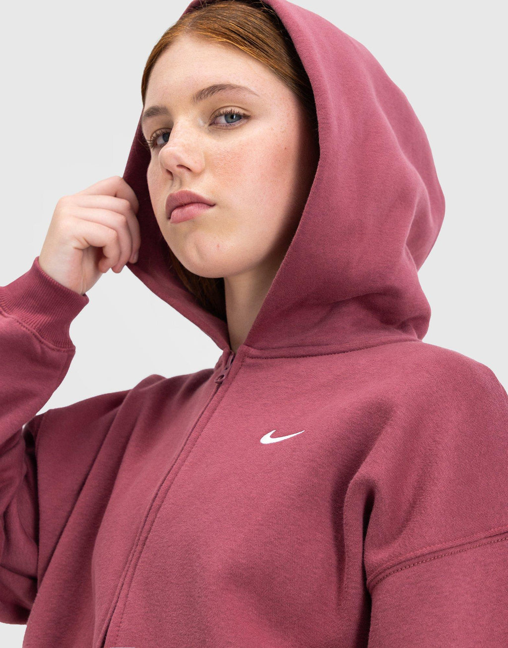 Girls' Studio Fleece Full Zip Hoodie Junior