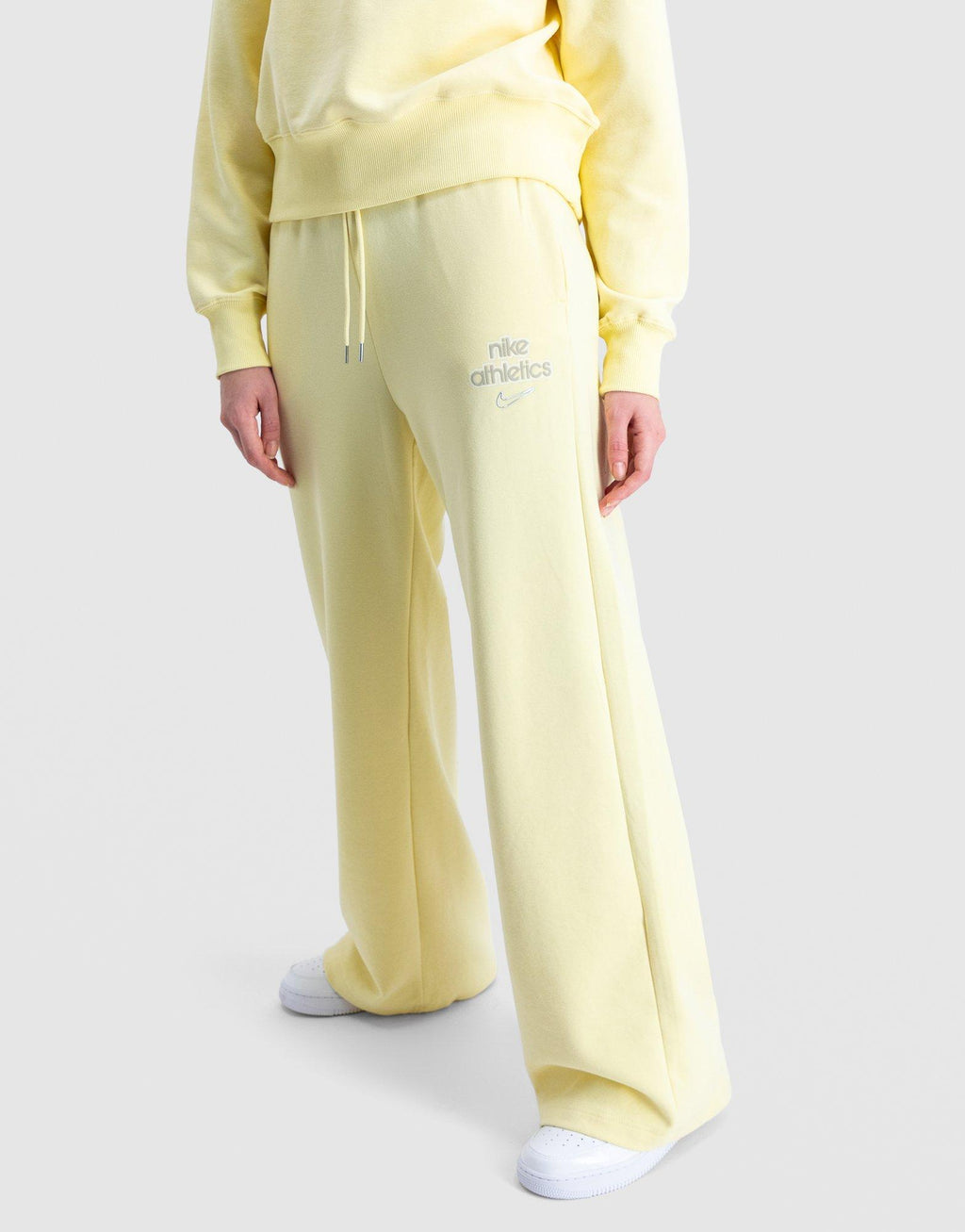 Phoenix Fleece Graphic Swoosh Wide Leg Joggers