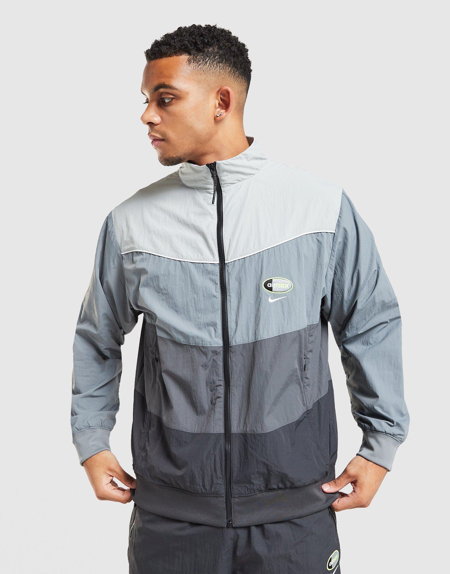Grey Nike Air Max 95 Woven Track Top - JD Sports New Zealand