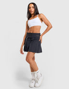 Pleated Miniskirt