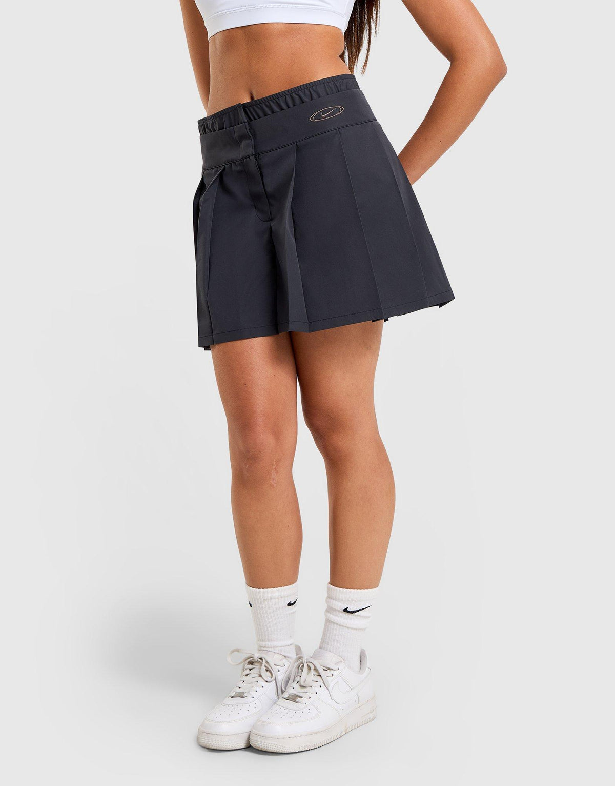 Pleated Miniskirt