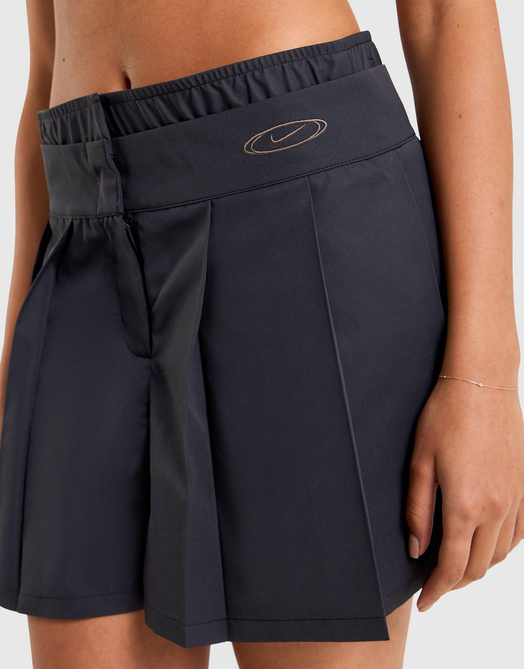 Pleated Miniskirt