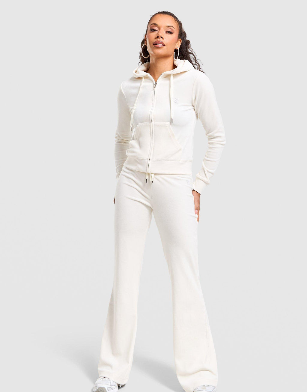 Velour Bride Full-Zip Hoodie