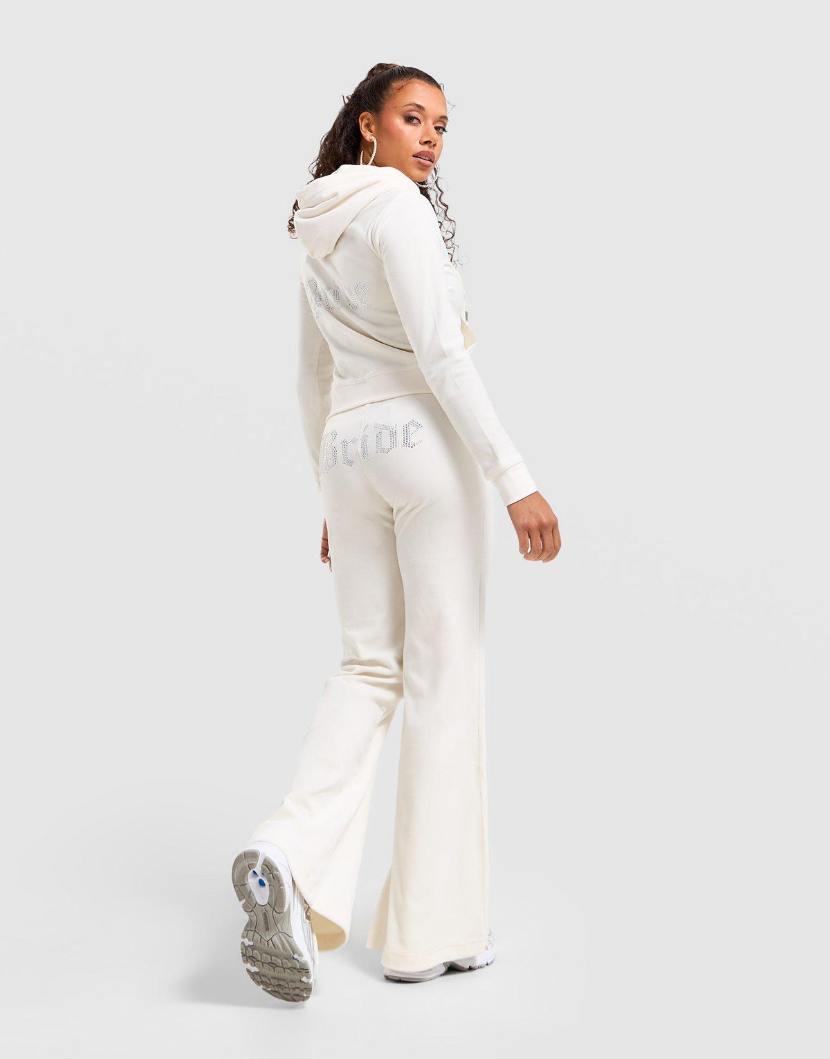 Velour Bride Track Pants