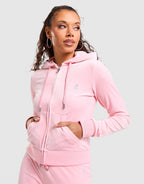 Velour Bridesmaid Full-Zip Hoodie