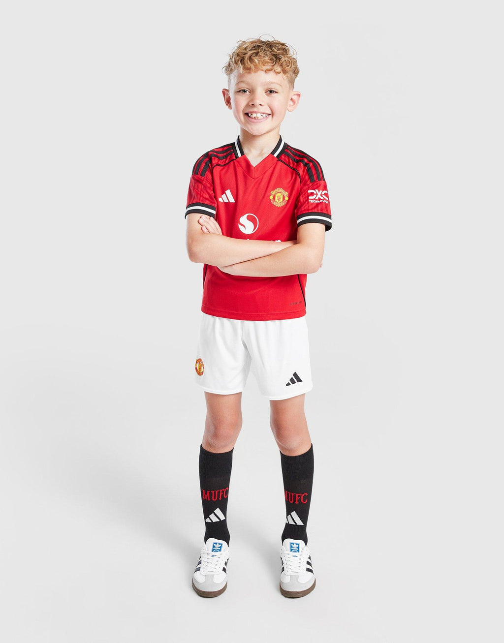 Manchester United FC 2025/26 Home Kit Children's