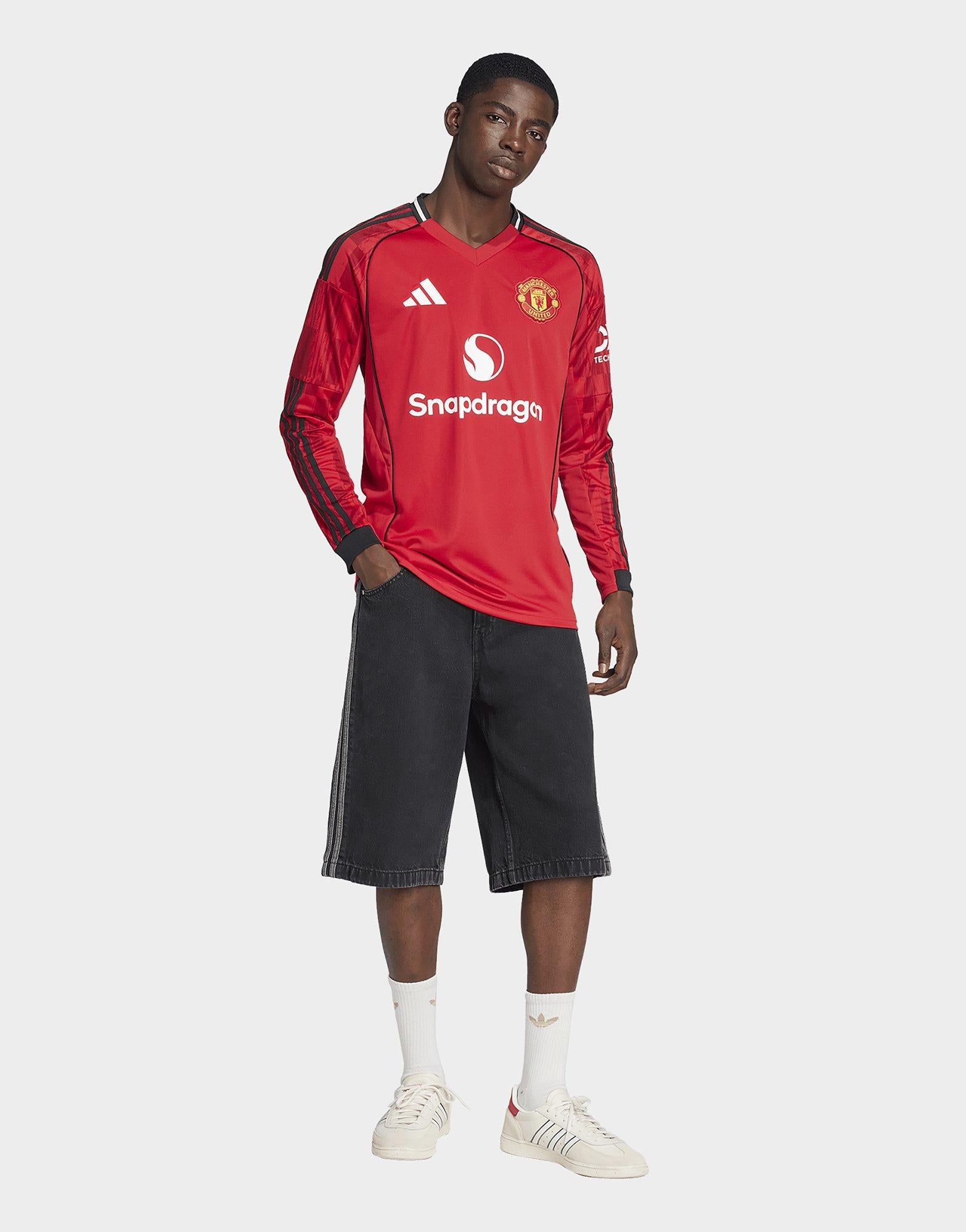 Manchester United FC 2025/26 Long Sleeve Home Shirt