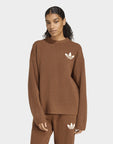 Trefoil Knit Sweatshirt