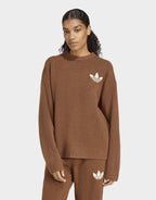 Trefoil Knit Sweatshirt