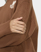 Trefoil Knit Sweatshirt