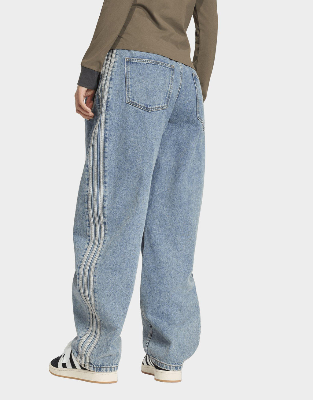 High Rise Barrel Leg Denim Jeans