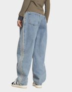 High Rise Barrel Leg Denim Jeans