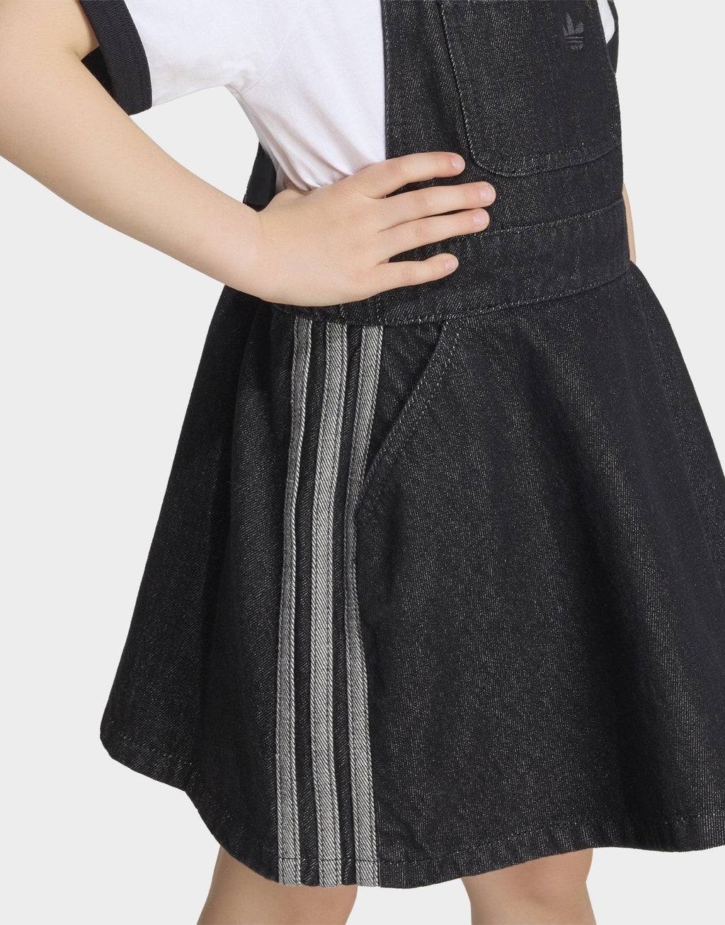Girls' 3-Stripes Denim Dress Children