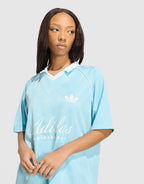 Script Football Collar T-Shirt