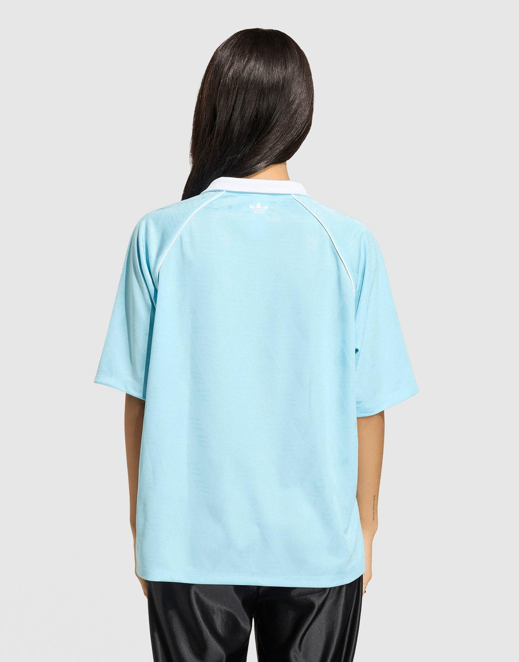 Script Football Collar T-Shirt