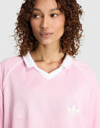 Script Football Collar T-Shirt