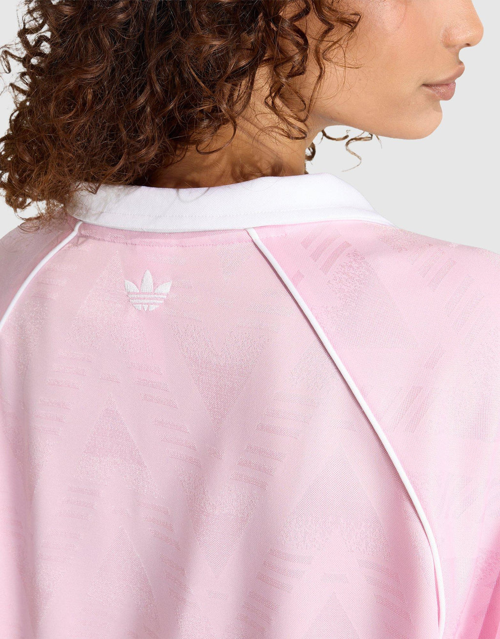 Script Football Collar T-Shirt