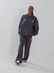 Heart Wide Leg Joggers