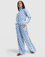 Satin Polka Dots Track Top
