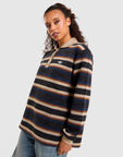 Stripe Polo Top