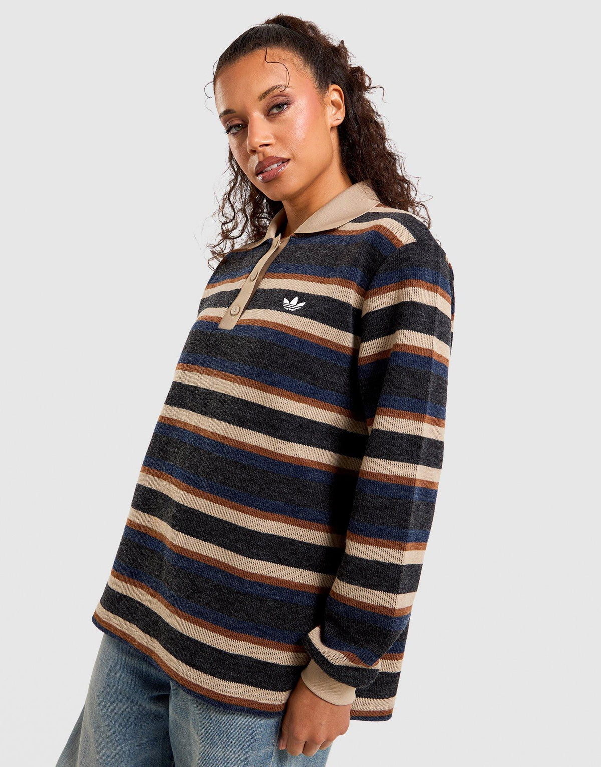 Stripe Polo Top