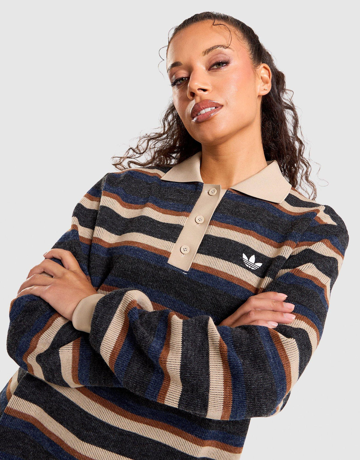 Stripe Polo Top