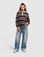 Stripe Polo Top
