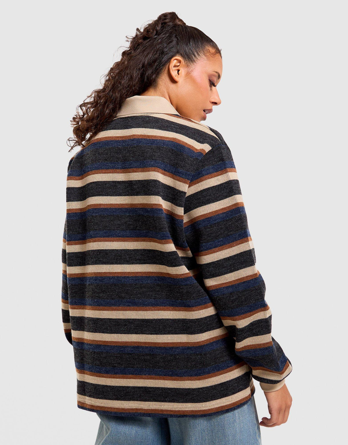 Stripe Polo Top