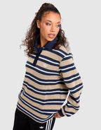 Stripe Polo Top