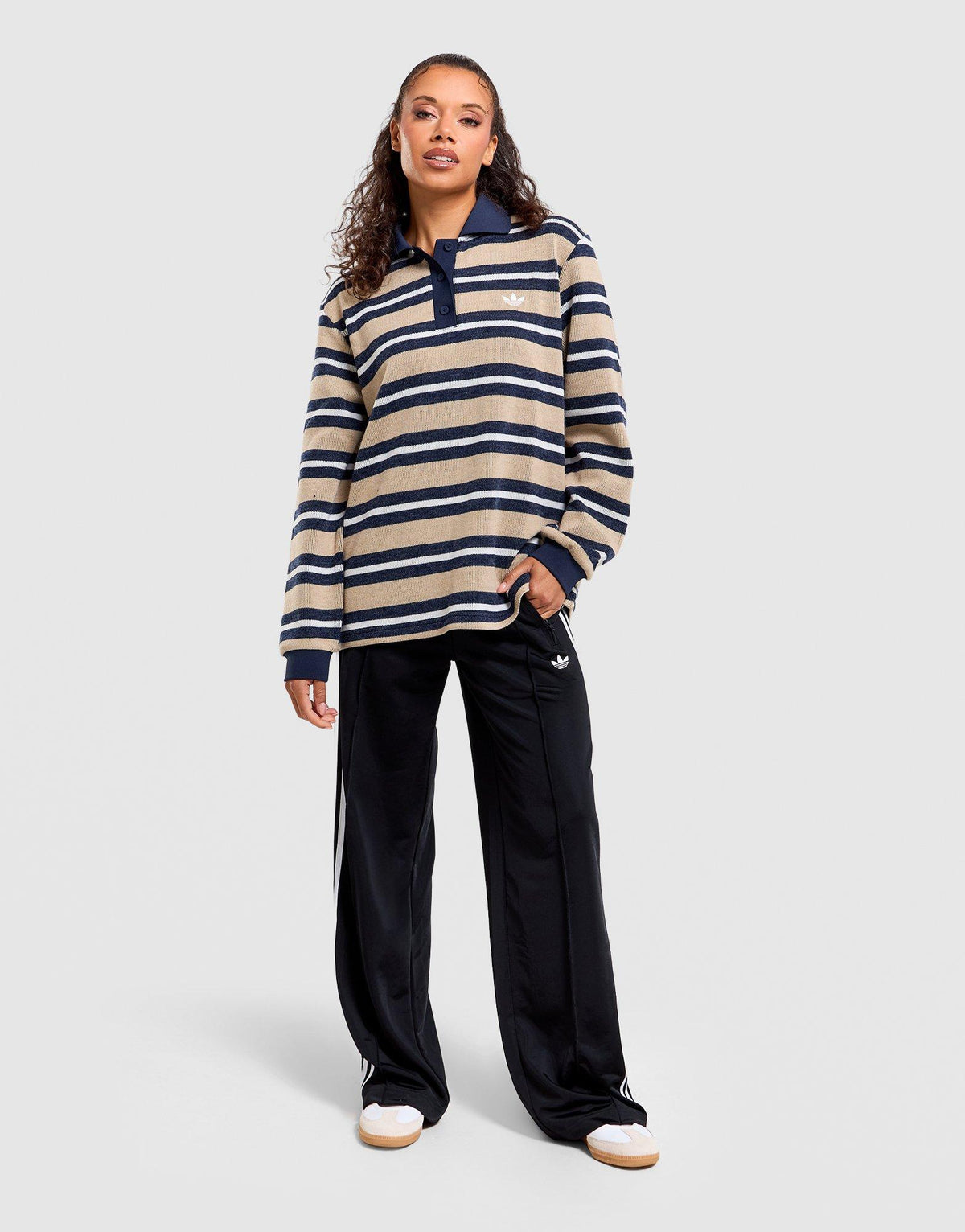 Stripe Polo Top