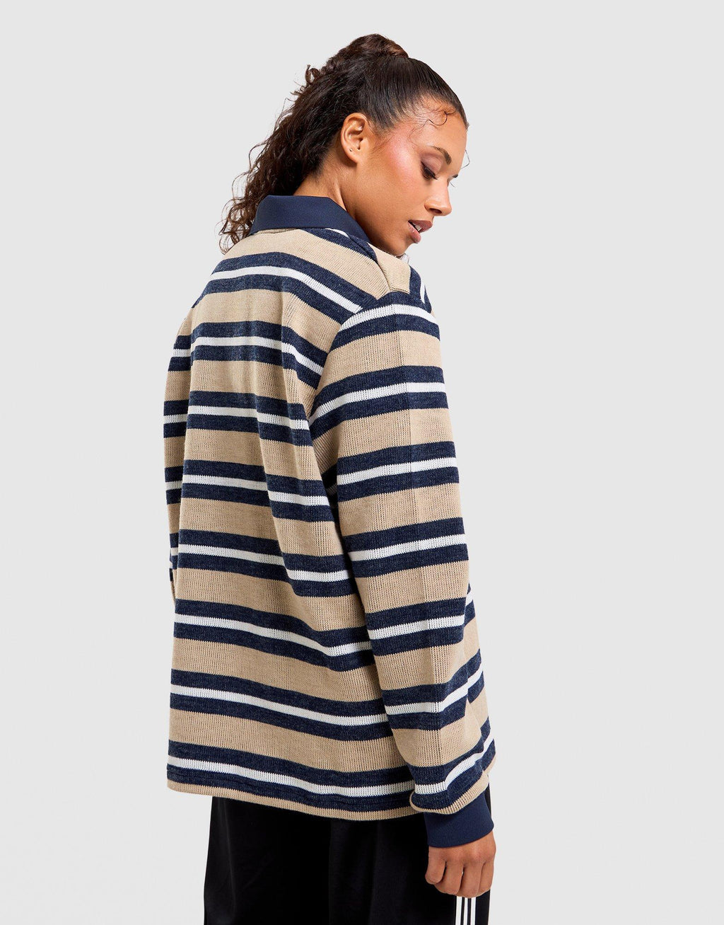 Stripe Polo Top