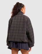 Check Tailored Track Top