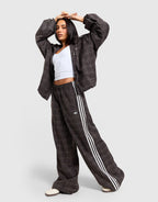 3-Stripes Check Tailored Track Pants