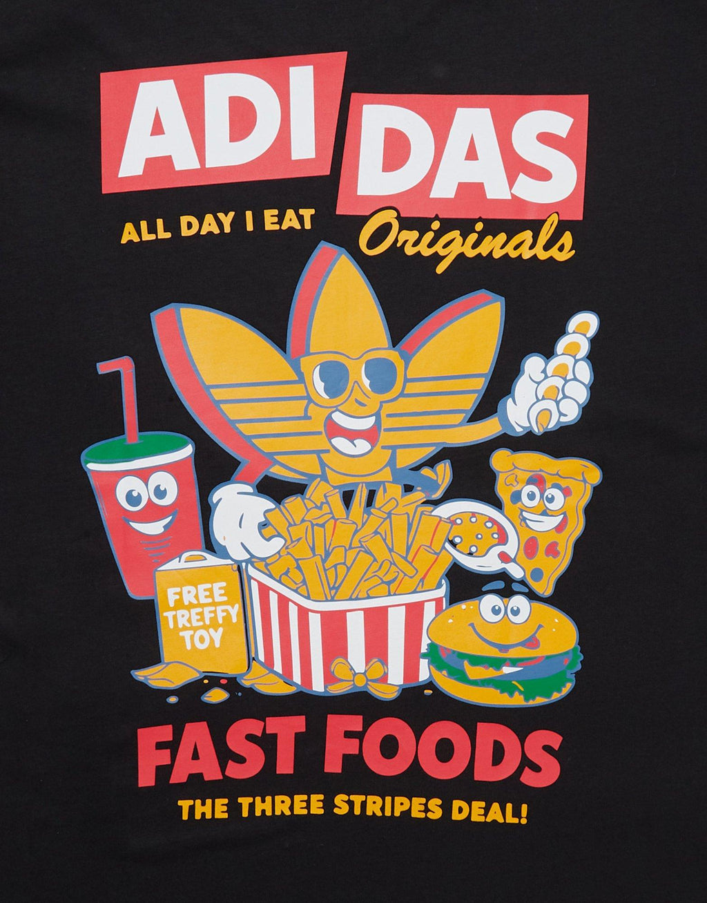 Fast Food Graphic T-Shirt Junior's