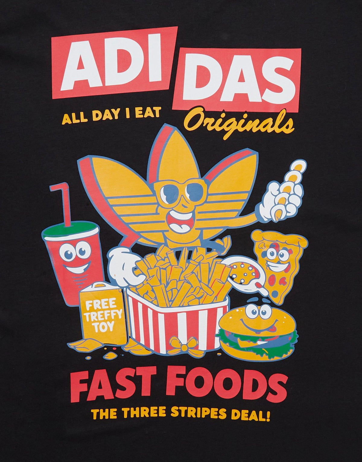 Fast Food Graphic T-Shirt Junior's
