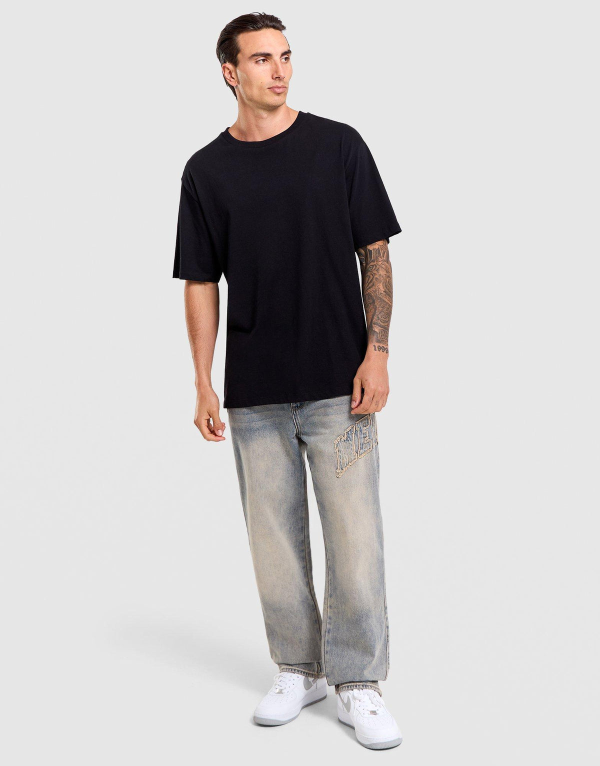 Speedway Distressed Denim Jeans