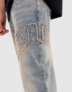Speedway Distressed Denim Jeans