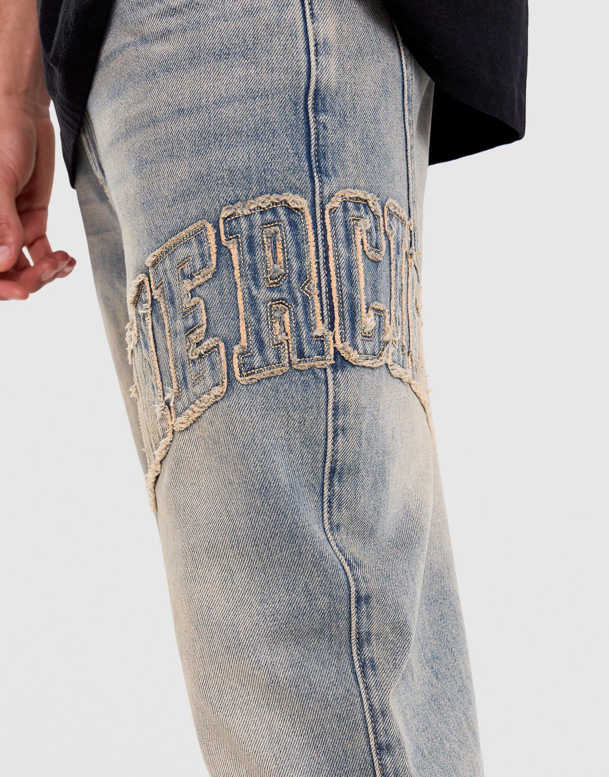Speedway Distressed Denim Jeans