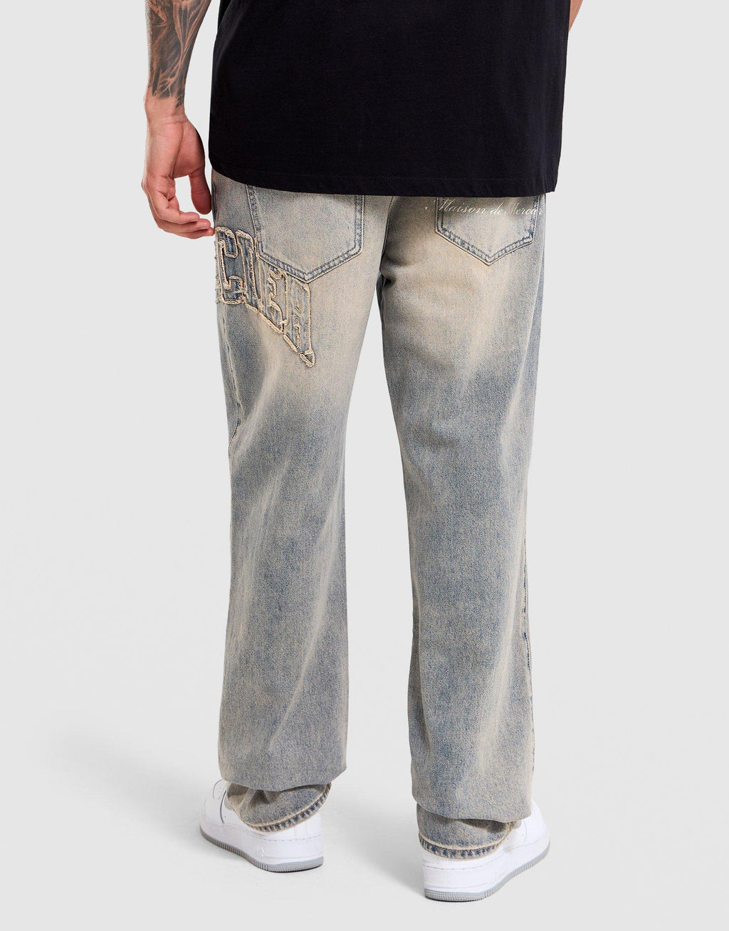Speedway Distressed Denim Jeans