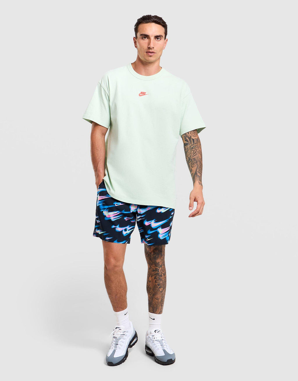 All-Over Print Woven Swim Shorts