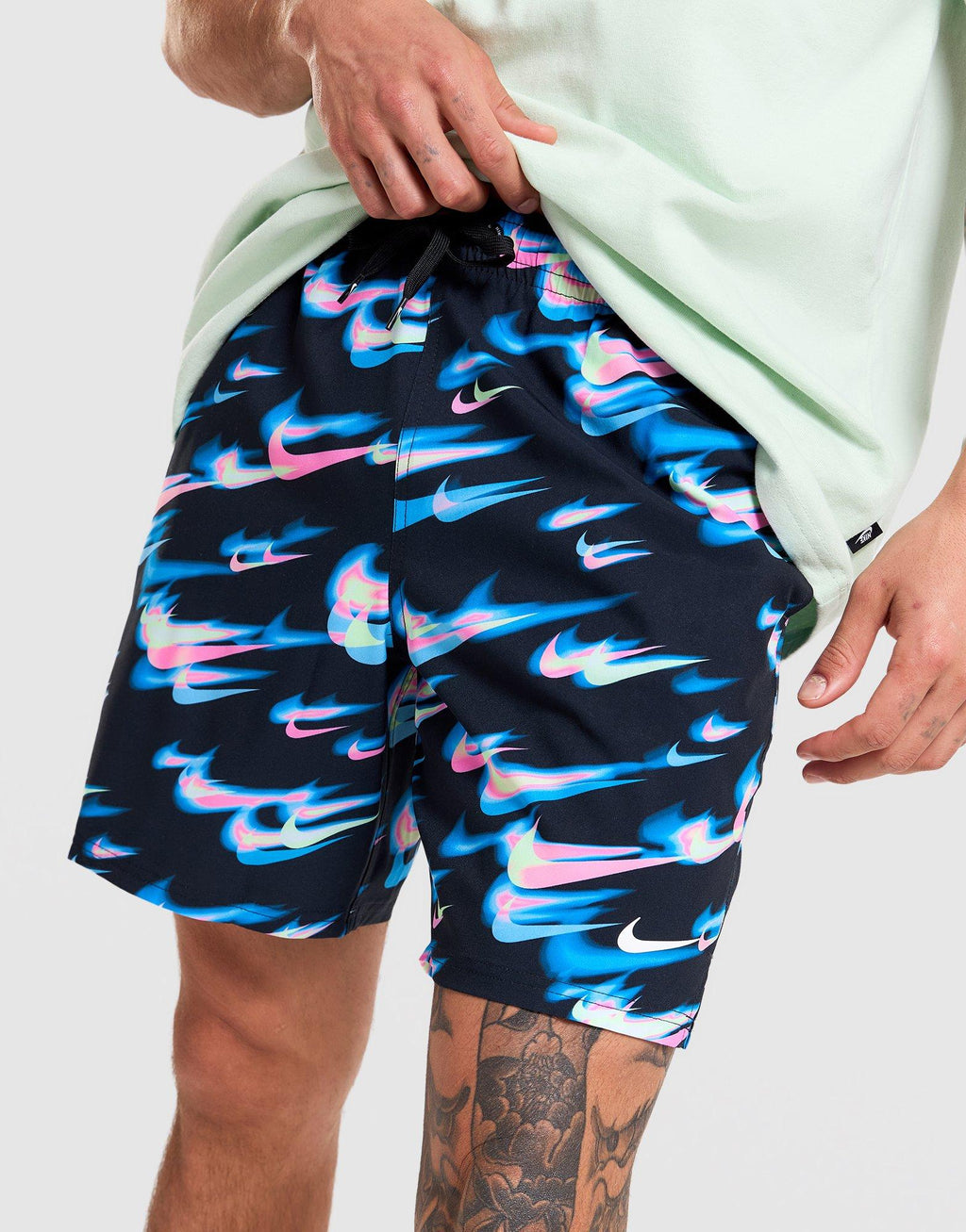 All-Over Print Woven Swim Shorts