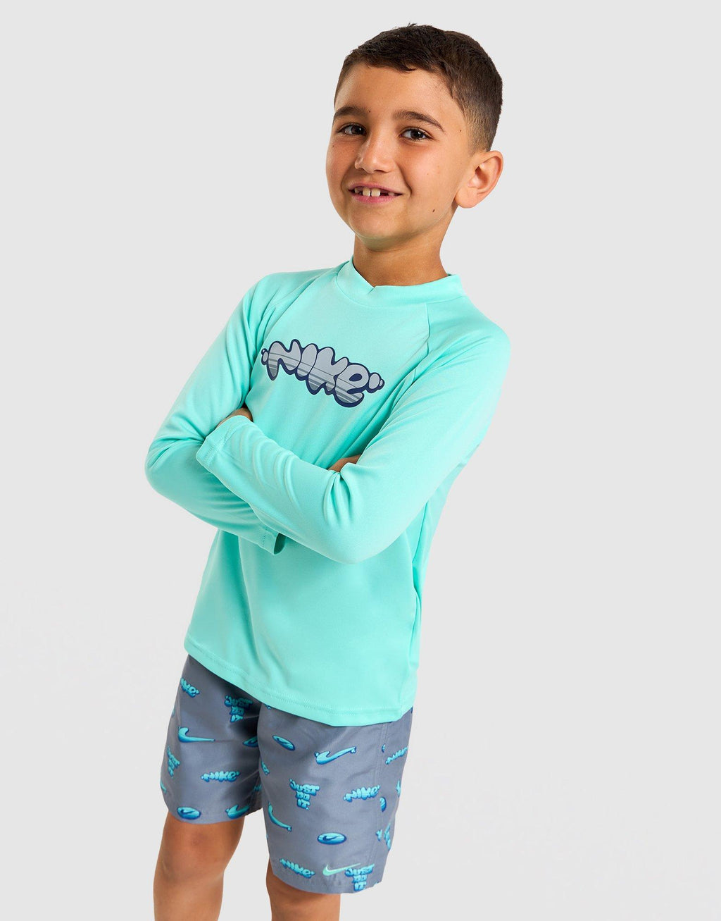 Swim Long Sleeve Top & Shorts Set Children's