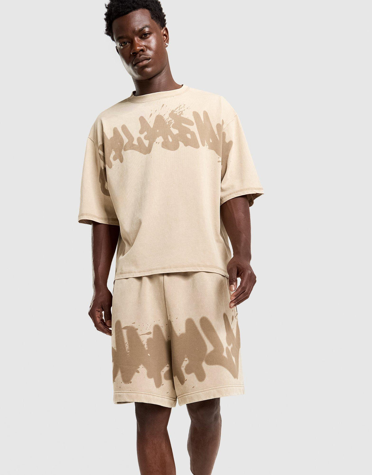 Sprayed Logo Shorts