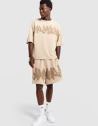 Sprayed Logo Shorts