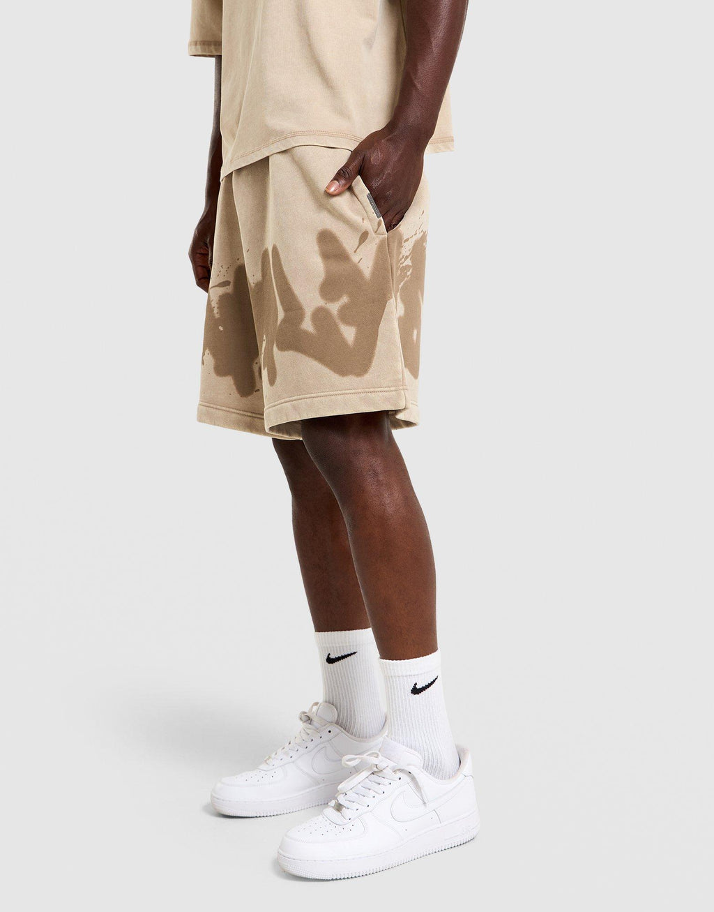 Sprayed Logo Shorts