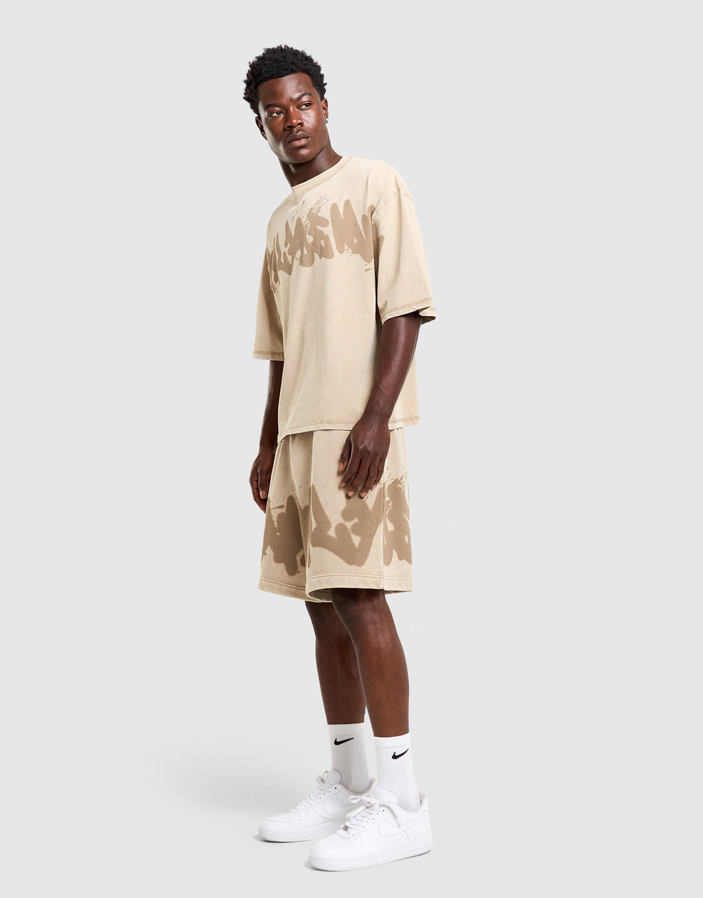 Sprayed Logo Shorts