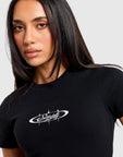 Oval Fitted Roched T-Shirt