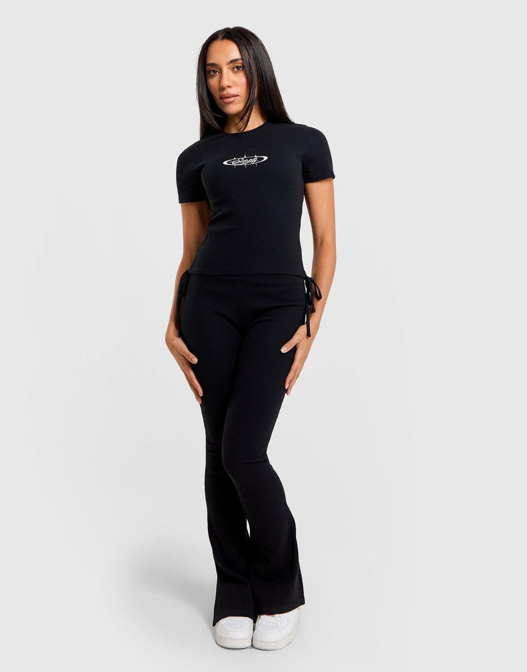 Oval Fitted Roched T-Shirt
