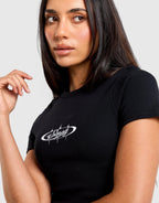Oval Fitted Roched T-Shirt