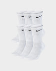 6-Pack Everyday Cushioned Training Crew Socks